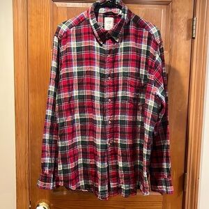 Chaps plaid flannel button down shirt size XXlarge.